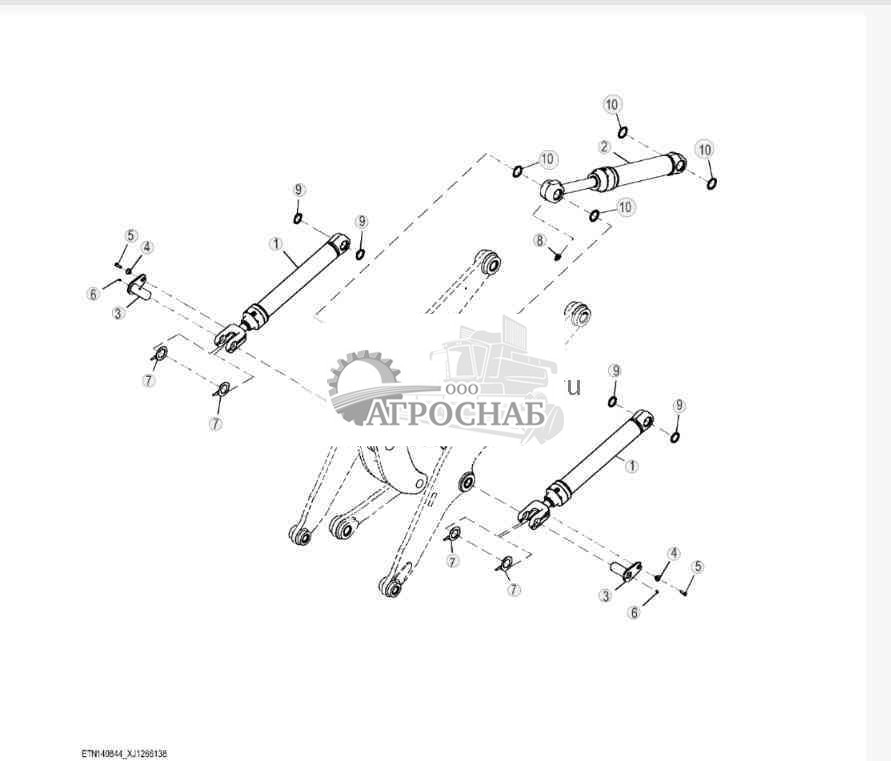 Boom and Bucket Cylinders, Standard Z-Bar 